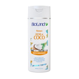 BioLand Coconut Milk Shampoo - Nourishing & Defining Shampoo for Curly & Dry Hair - 13.53 fl oz (400mL)