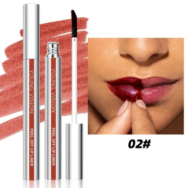 Unbranded Matte Lip Liner #02 Berry Red | 24H Waterproof