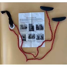 Therapist’s Choice® Shoulder Pulley, Over The Door: Includes Basic Exercise Guide (Red)