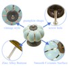Yuaaoh Pack of 6 Furniture Knobs, Ceramic Pumpkin, Furniture Knobs,