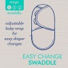 SwaddleMe Easy Change Swaddle Blanket for Babies 0-3 Months Unicorn