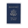ALL in ONE Clear Plastic Passport Holder Protector with Card