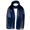 Basic Sense Shiny Satin Scarf Lightweight Silky Chiffon Solid Plain