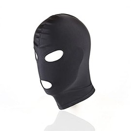 BabaraBerry Cosplay Mask, Balaclava, Mouth, Full Face Mask, Adult Mask, Full Face, Men's, Women's, Full Head, Tights, Restraints, Head Mask, Bondage, Enamel, Synthetic Leather Mask, Stretch, Full Face