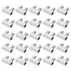 TOP-VIGOR 25Pcs Steel Wire Rope Cable Clamp, M3 Double Hole