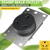 Leisure Cords RV 30 Amp, 125 Volt, NEMA TT-30R, 2P,