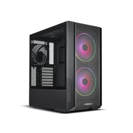 LIAN LI LANCOOL 216 E-ATX PC Case, Airflow Focus RGB Gaming Computer Case with All-Around Mesh Panels, 2x160mm & 1x140mm PWM Fans Pre-Installed and Innovative Rear PCIe Fan Bracket Chassis (Black)