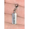 Silver Star Trek Charm Zipper Pull & Keychain Add On