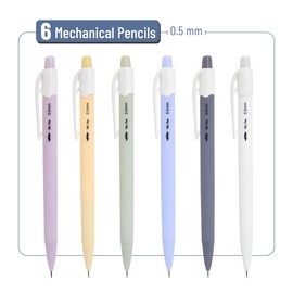 Mr. Pen- 0.5mm Mechanical Pencil Set, 6 Pack, Macaron Pastel, Cute Mechanical Pencils 0.5mm, Lead Pencils 0.5