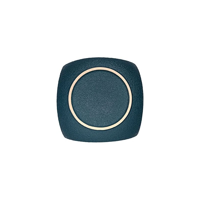 Ceramic Tea Holder (Square, Deep Indigo) W 3.5 x H