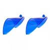 United Pacific C2001B Blue 7" Headlight Visor – Pack of