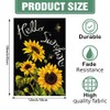 DMERBYL Sunflower Garden Flag 12 x 18 Inch Double Sided