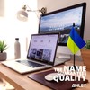 Anley Ukraine Deluxe Desk Flag Set - 6 x 4