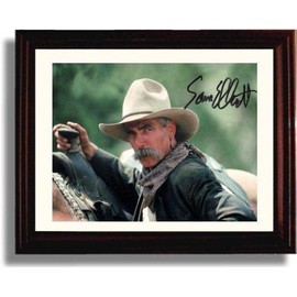 Sam Elliott Autograph Promo Print - Framed 8x10
