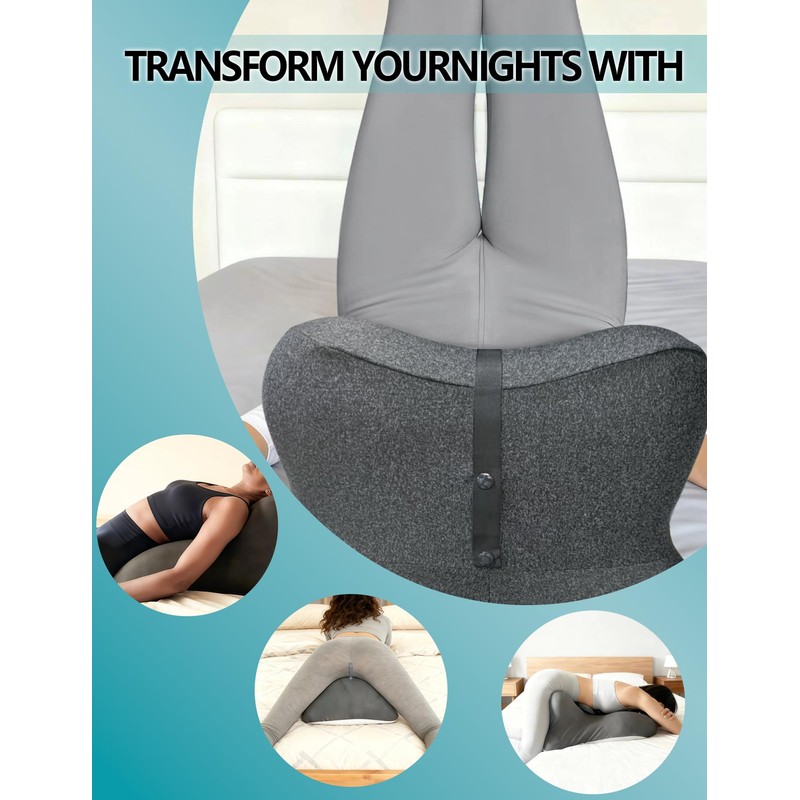 Modiee Pillow Ergonomic Wedge Pillow for Back Support, 27° Angled