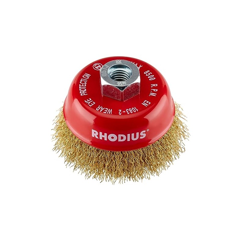 RHODIUS MTBW | 1 Piece Diameter 80 mm Cup Brush