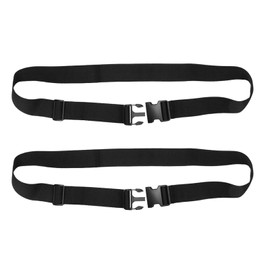 2 Stück Rollstuhl Sicherheitsgurt mit Schnalle, Rollstühle Anschnallgurt 150 cm/59 inch Lang, Rollstuhlgurt for Disabled Anti Slip für Ältere Menschen Patienten Rollstuhlfahrer (Schwarz)