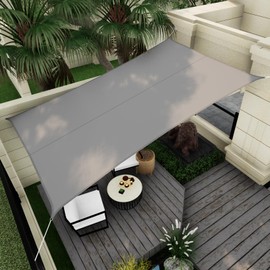 Vexoria Sun Shade Sail Canopy, 12' x 16' Rectangle 95% UV Block Shade Cover for Outdoor, Backyard Patio, Lawn, Garden, Sandbox Carpor Light Gray