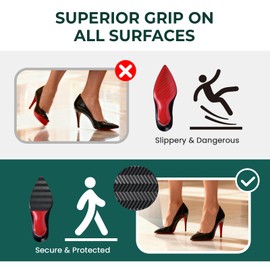 Shoe Sole Protector, Anti-Slip Shoe Sole Grips for Bottom of Shoes
