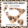 ANBALA 2Pcs Cheetah Ears Headband for Women Girls Furry Cat