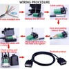 2PCS DB9 Solderless Connector, RS232 D-SUB Serial to 9-Pin Port
