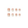 SEMTIM Nail Tips, 24 Pieces, Medium, Short False Nails, Short