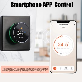 Decdeal smart thermostat for home remote control thermostat smart thermostats Home automation thermostat wireless thermostat wifi thermostat alexa compatible thermostat WiFi Smart Thermostat