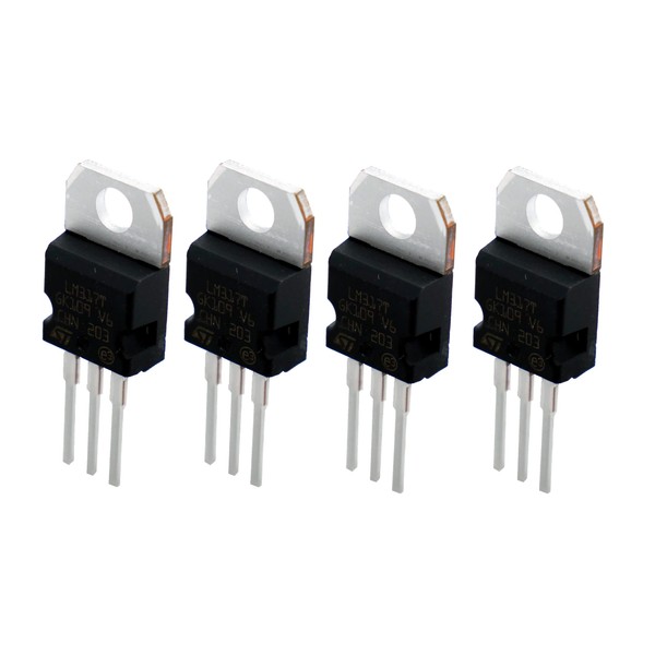 LM317T YMS PARTS Variable Three-Terminal Regulator, Pack of 4