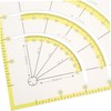 DOITOOL Multi Functional Quilting Ruler Durable Acrylic Cutting Tool for