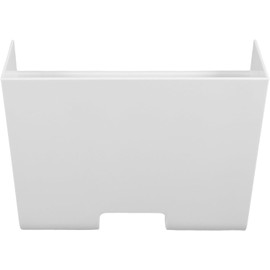 Organizador para Cocina Blanco de Pet Dispensador de Bolsas de Basura y Porta Guantes Desechables Montado en Pared, Fácil de Limpiar Almacenamiento de Pequeños Objetos