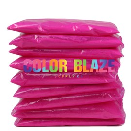 Gender Reveal Pink Color Powder Packets - Set of 10 (Pink)