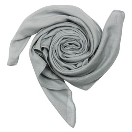 Superfreak® Cotton Cloth Scarf Shawl, 100 x 100 cm, 100% Cotton, All Colours - Grey/dust grey