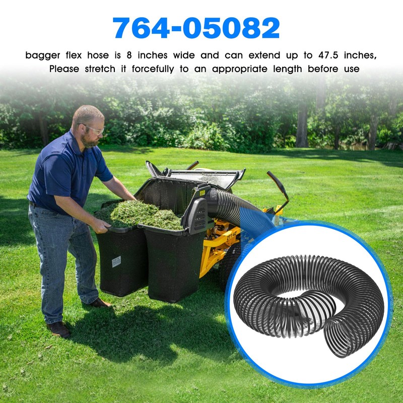 764-05082 Bagger Flex Hose for CUB CADET MTD Riding Lawn