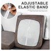molasofa Leather Look Couch Cushion Covers, Stretch Sofa Cushion Covers