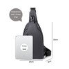 URZOP Waterproof Sling Bag Crossbody Backpack for Men Women Sling