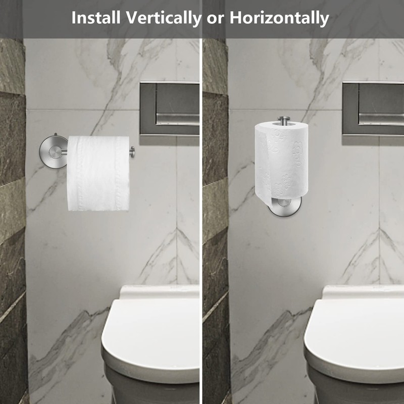 DGYB Suction Cup Toilet Paper Holder - No Drill Adhesive