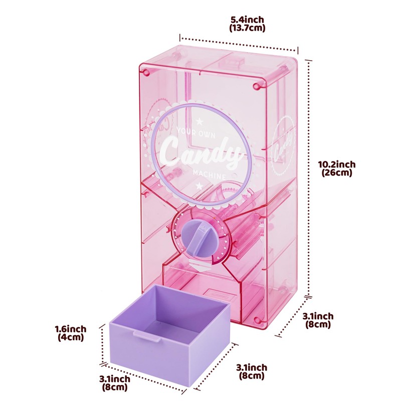 YOBRO Retro Candy Dispenser,Candy Machine- Gumball & Nut Dispenser for