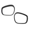 2Pcs Rearview Mirror Rain Eyebrow Frame Door Mirror Frame Trim