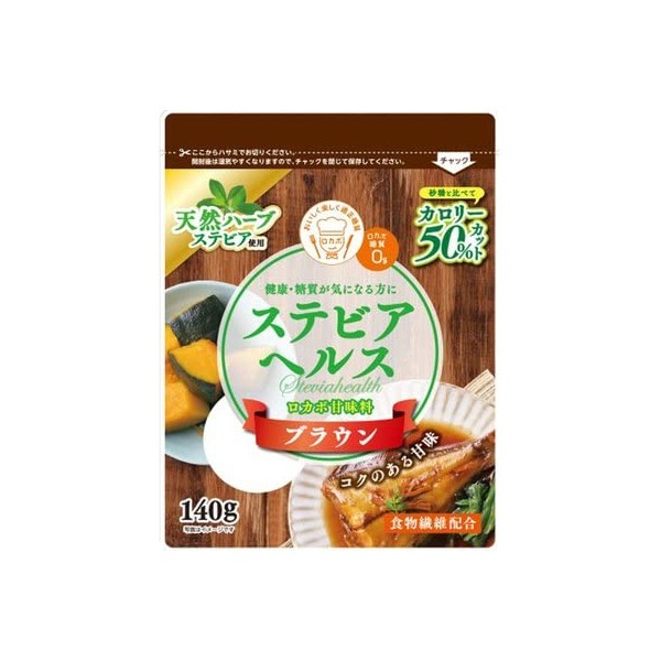 Nippon Ricos Sweetener, Stevia Health, Brown, 4.9 oz (140 g)
