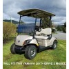 Huskey 2PCS Brown Diamond Golf Cart Seat Cover For Yamaha