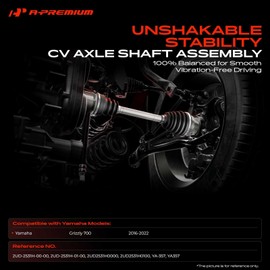A-Premium Rear Driver or Passenger Side CV Axle Shaft Assembly