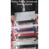 Porta Placa Tornasol Universal Doble Ajuste Posiciones Matricula Jdm