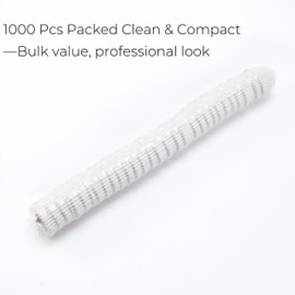 1000 Pcs (4#) - Forminha de Brigadeiro Número 4, Brigadeiro Forminhas 1 Inch, Forminhas para Brigadeiro, White small Cupcake Liners, Paper Wrappers for Chocolate Truffles, Baking, and Party Desserts