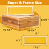 beeknows 10 Frame Langstroth Beehive Kit Dipped in 100% Beeswax