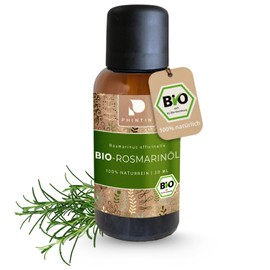 PHINTIN BIO Rosmarinöl Haare | 100% NATURREIN | Haarwachstum & Kopfhaut stimulieren | 30 ML Haaröl | Ätherisches Rosmarin Öl | Zertifiziert aus Deutschland