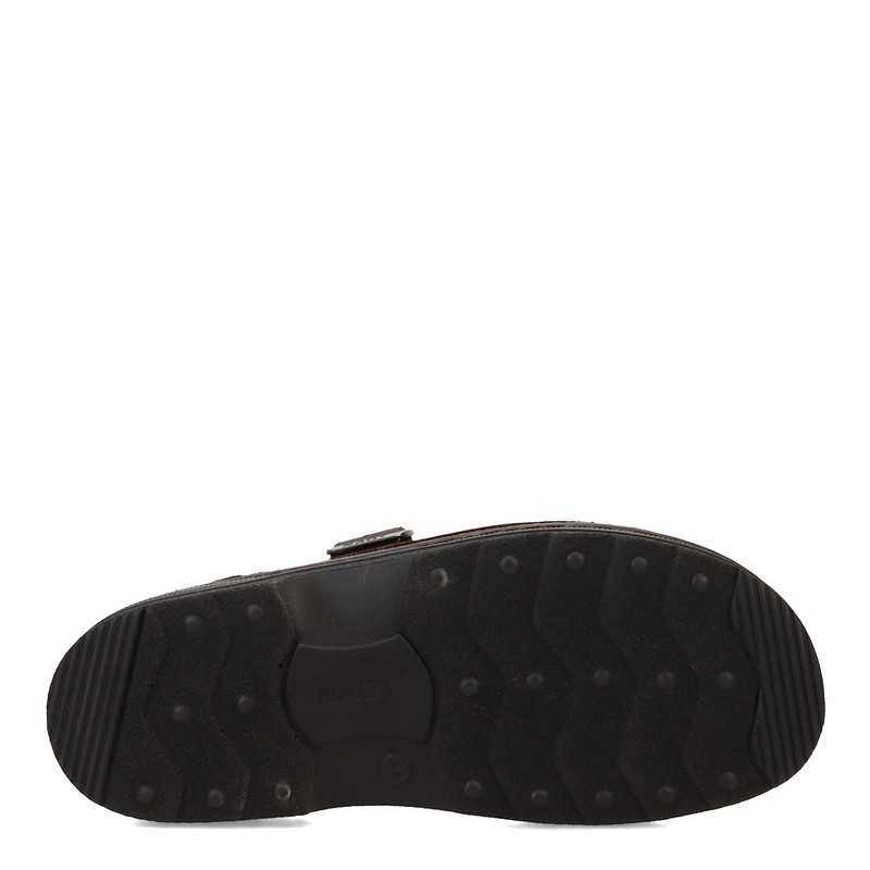 NAOT Men's Mikael Flat Sandal, Brown, 44 EU/11 M US