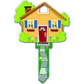 Lucky Line Key Shapes, HOME, House Key Blank, SC1, 1 Key (B105S)