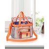 MAY TREE Clear Bag for Stadium Events 12×6×12 Clear Tote