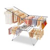 Bigzzia Clothes Drying Rack Foldable, 2-Level Large Laundry Drying Rack
