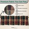 Park Designs Farmhouse Kitchen Valances for Windows - Plaid Pine
